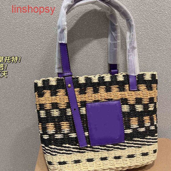 

bag woman bags loewss shoulder fashion handbag 2022 straw woven holiday beach 7sfa