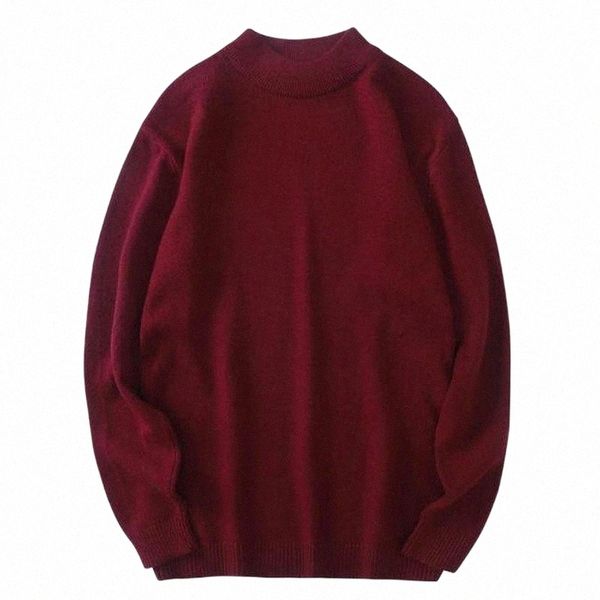 

men's sweaters autumn winter mens pullover sweaters casual solid color black korean style o-neck regular fit men's jumper pull hom, White;black
