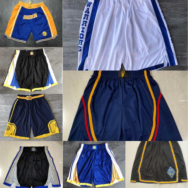 

basketball shorts pocket golden state''warriors''men throwback, Black
