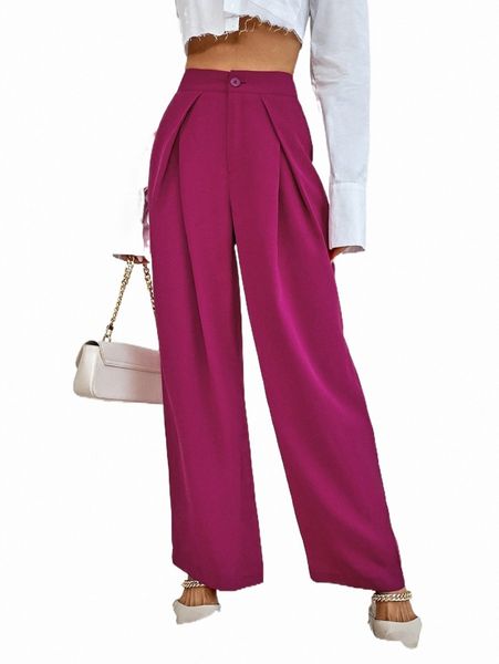 

women's pants & capris solid wide leg pants 2022 new r6wh#, Black;white