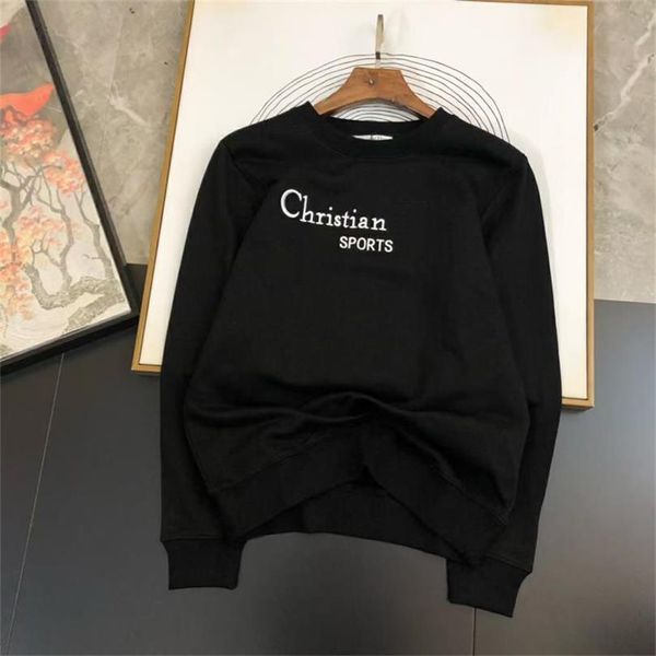 

22ss men hoodies designer sweatshirts print men hoodie embroidery letter casual pullover sweatshirt autumn fashion sweater size m-5xl, Black