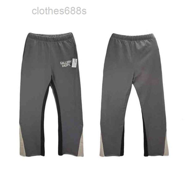 

men's pants galleryysr designer sweaterpant depts jeans shorts multi panel flared sports loose high street vintage mu2p mu2p, Black