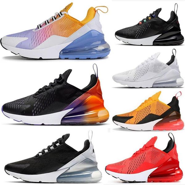

mens 2022 max 270 running shoes women maxes black white casual sneakers trainers sneakers walking jogging229a, Black;brown