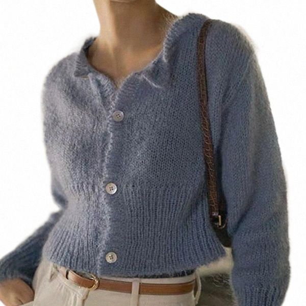 

women's knits & tees women's knits & tees limiguyue gentle mohair sweater vintage french soft women cardigan autumn knit short jum, White