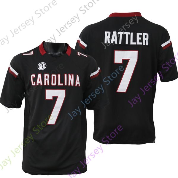 

south carolina gamecock football jersey ncaa college spencer rattler size s-3xl all stitched youth men red white black