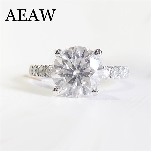 

solitaire ring wedding rings 2ct ct 80mm brilliant cut engagement ring setting with side stone heart stunning test positive 220829, Golden;silver