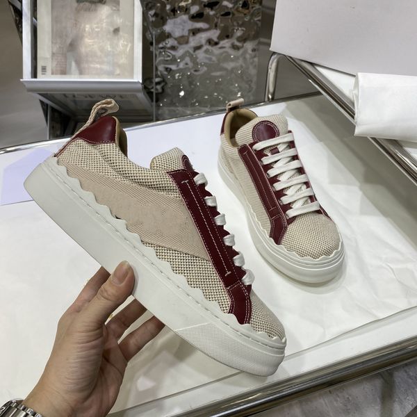 

women laurens canvas shoes low lace sneakers womens luxury designer casual shoe sports breathable flexible soft comfortable real leather wom
