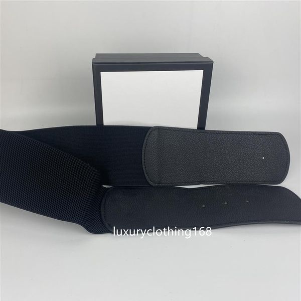 

designer womens belt 7cm wide leather black waistband belts lady woman big buckle classic casual pearl ceinture wtih box283t, Black;brown