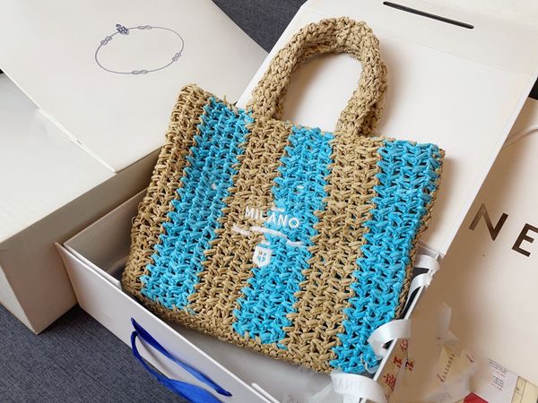 

shopping bag women's lafite hand woven hollow european and american portable