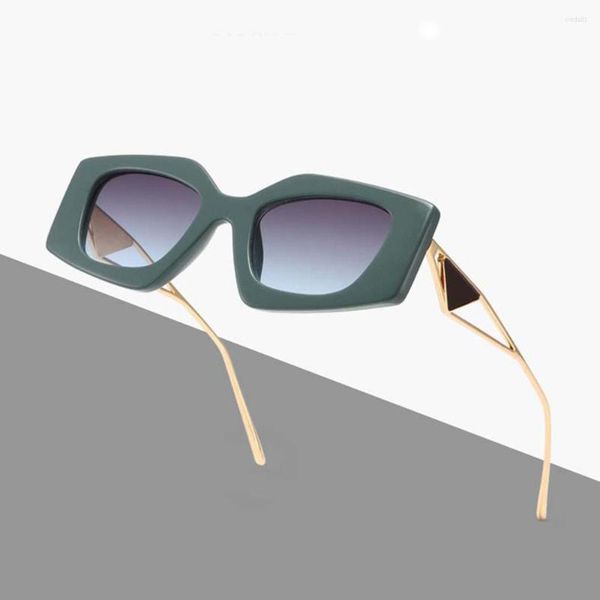 

sunglasses sunglasses vintage square women designer metal cutout frame glasses ladies uv400 eyewear 2023, White;black