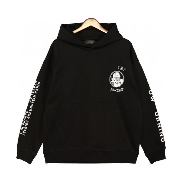 

mens designer sweaters hoodies famous hip hop men women hoodie street cotton loose fit sleeve sweatshirt womens casual round neck long sweat, Black;brown