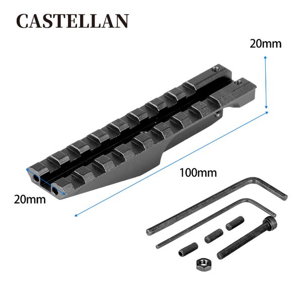 

fittings ak rear bracket 21mm adapter guide rail frame aluminum alloy