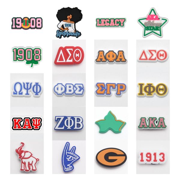 

shoe parts accessories dst zpb aka sorority greek garden shoe charm sorority croc accessories for clog shoes bracelet wristband decoration c, White;pink