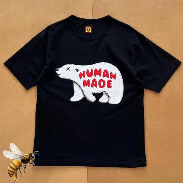 

men's t-shirts human made t-shirt men women shakira casual short sleeved oversized t shirt tees harajuku style t-shirts t221130, White;black