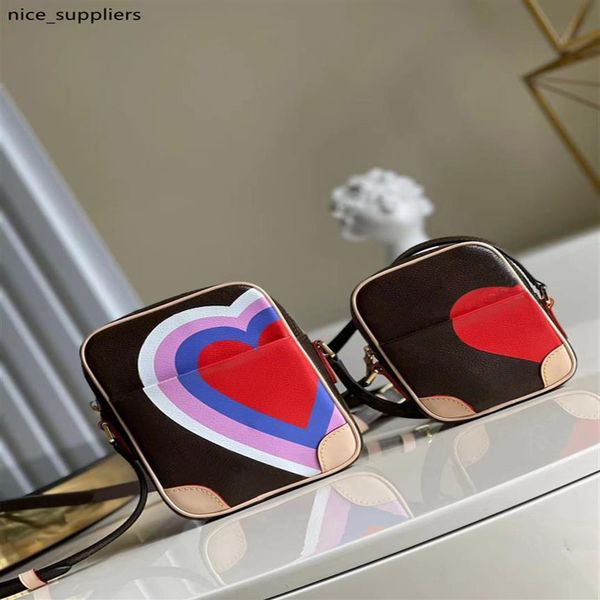 

m57450 game on paname set bag fashion handbags multi pochette accessoires purses women favorite mini pochette 2pcs accessories cro266y, Red;black