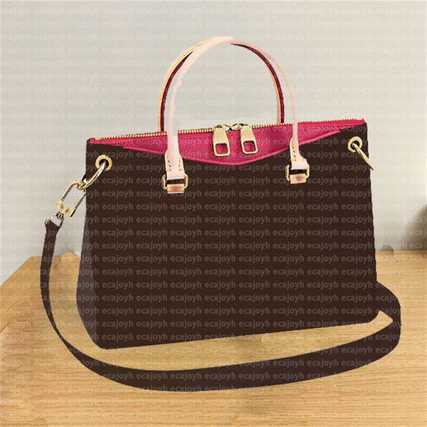 

designer duffle bag large capacity leather clutch totes fashion luxury composite bags messenger zipper briefcase purses ecajoyh