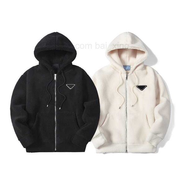 

winter autumn and mens jackets wool lamb coat triangle thick warm zipper hooded casual men outwear coat cj, Black;brown