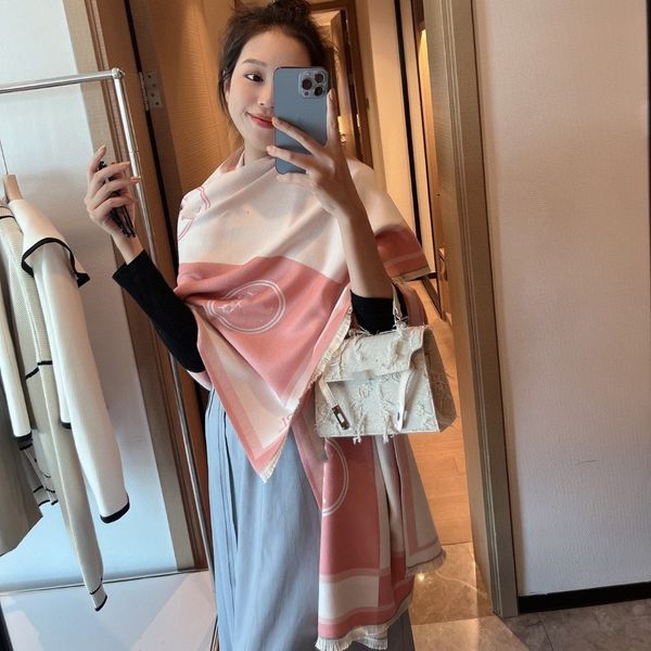 

scarf designers luxury scarf shawl for women fashion brand desinger classic wool letter animal scarfs winter long wrap blanket thicken keep, Blue;gray