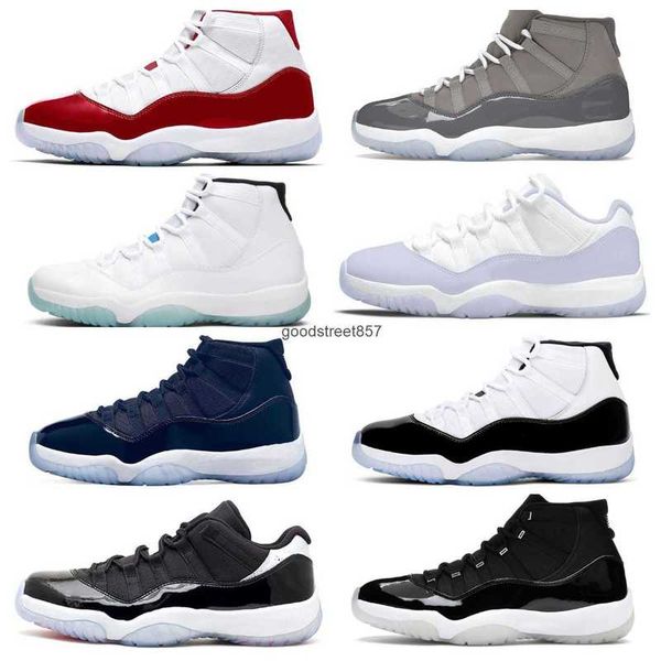 

basketball shoes mens trainers sport sneakers cherry 72-10 low cool grey pure violet gamma blue concord jumpman 11 11s men women 25th