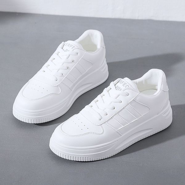 

casual shoes leather designer luxury casual classic shoe small white shoes sneaker fashion go with flat black lace-up men's and women&#
