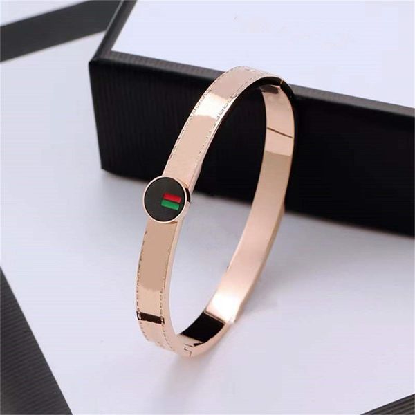 

womens mens bracelet stainless luxury customized bangles designer braceletes punk accessories fashion braclet christmas gifts valentine&#039, Golden;silver