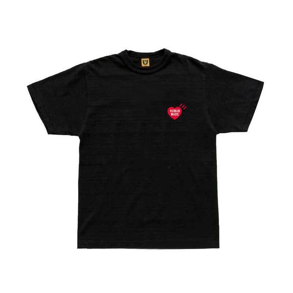 

men's t-shirts heart pattern human made t shirt men women limited edition human made tee oversize short sleeve t221202, White;black