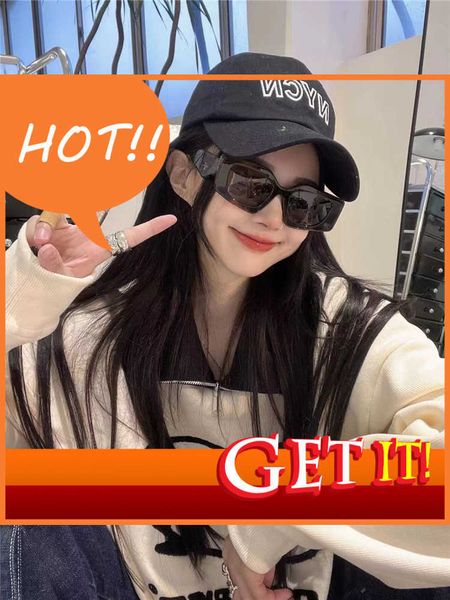 

fashion luxury designer sunglasses 2022 new p family polygonal net red same style pr 15ys board fashionable women, White;black