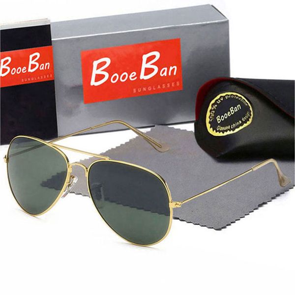 

mens sunglasses 58mm vintage metal hinge fashion eyeglass uv protection men eyewears luxury womens glasses mirror glass lens women spectacle, White;black