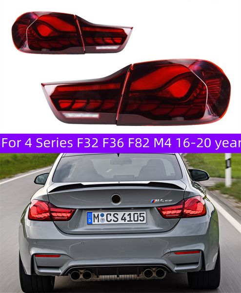 

car tail lights parts for 4 series f32 f36 f82 m4 gts type taillights 20 16-20 20 rear lamp led signal parking lights facelift