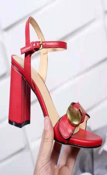 

luxury brand summer women039s leather high heel sandals beach wedding sandals7710788, Black