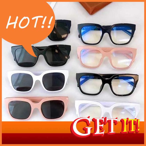 

fashion luxury designer sunglasses 2022 spring and summer new cl41098 candy colored square fashion simple driving outdoor glass, White;black