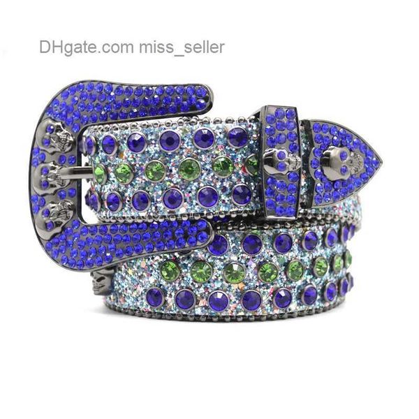 

designer belt bb simon diamond belt brilliant nail beads inlaid diamond waist seal gun color pure handmade individuality street cool style, Black;brown