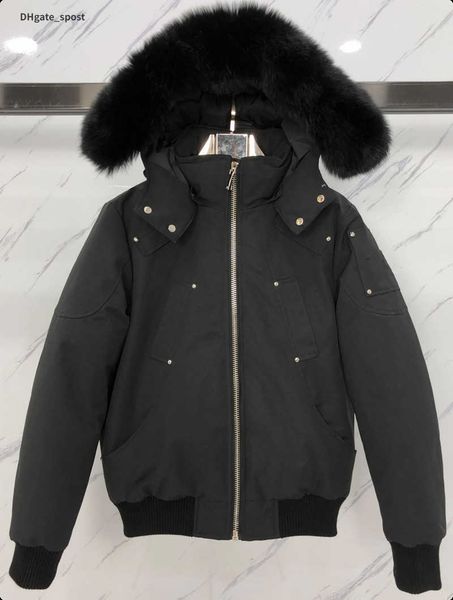 

22ss casual mens moose down jacket outwear outdoor doudoune man winter coat parkas usa knuck warm clothings s-xxl xz, Black