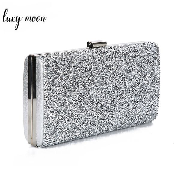 

evening bags women's wedding clutch purse and handbag elegant for party diamond sequin gold silver shoulder zd2151 221130