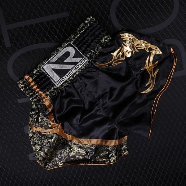 

boxing trunks muay thai shorts boxers man women kids kick fight grappling mma sanda combat training fitness short-pants 221130, Blue