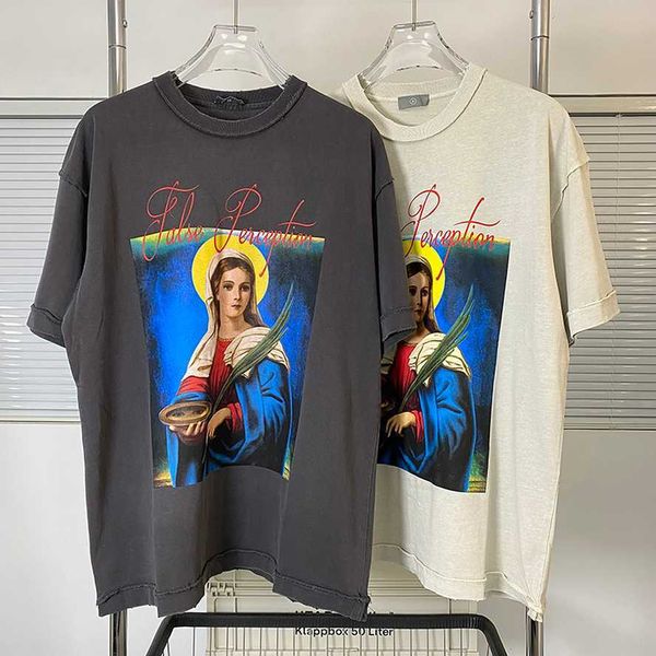 

men's t-shirts vintage t shirt men women washed tee oversize short sleeve t-shirt t221130, White;black