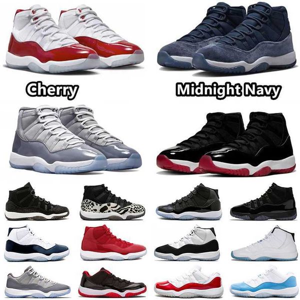 

basketball shoes outdoor sports sneakers university blue red thunder black cat sail white oreo dark mocha mens jumpman 11 11s men bred