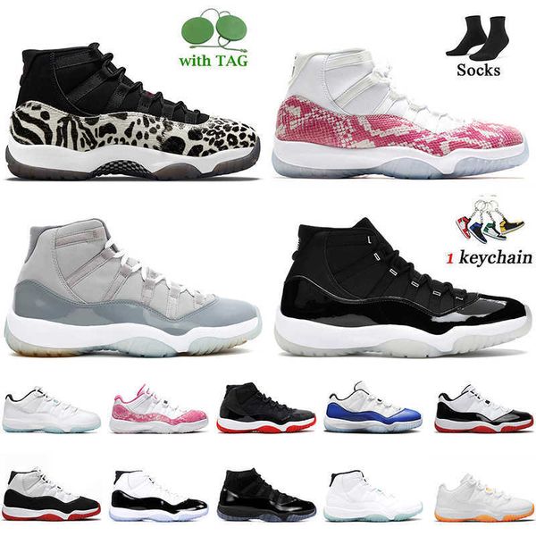 

women men jumpman 11 11s basketball shoes mens trainers animal instinct high pink snakeskin cool grey white bred jubilee 25th