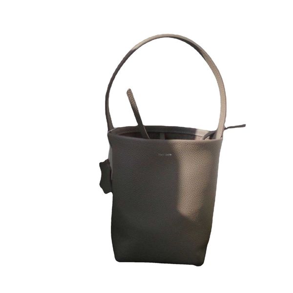 

the row bag bags leather designer bag large capacity shoulder cowhide hand mother lichee grain head layer bucketclassic tote bag the row 0sl