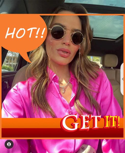 

fashion luxury designer sunglasses 22 new g family round frame ins net red same gg0991s personalized for men and women, White;black