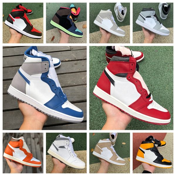 

jumpman 1 1s retro high og basketball shoes dark mocha twist university blue bred patent stealth starfish chicago lost and found bleached co