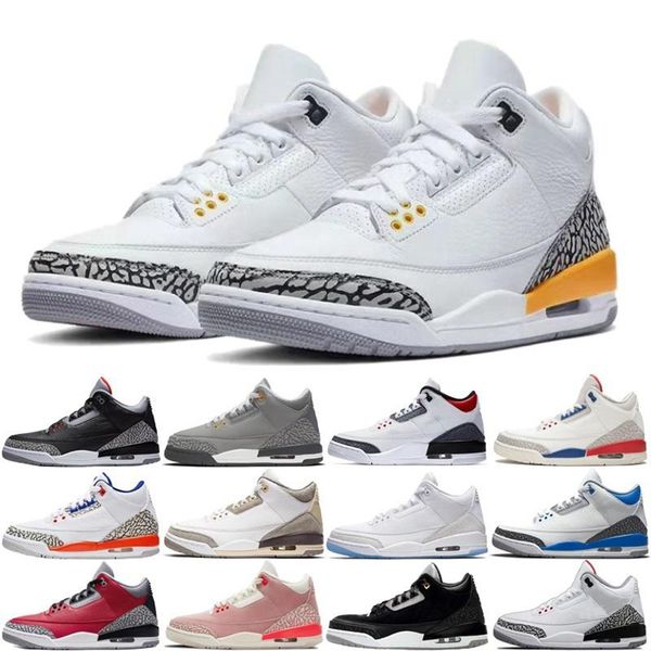 

basketball shoes 3 3s mens rust pink muslin desert elephant dark iris shady cool grey black cement fire red laser orange unc men women sneak