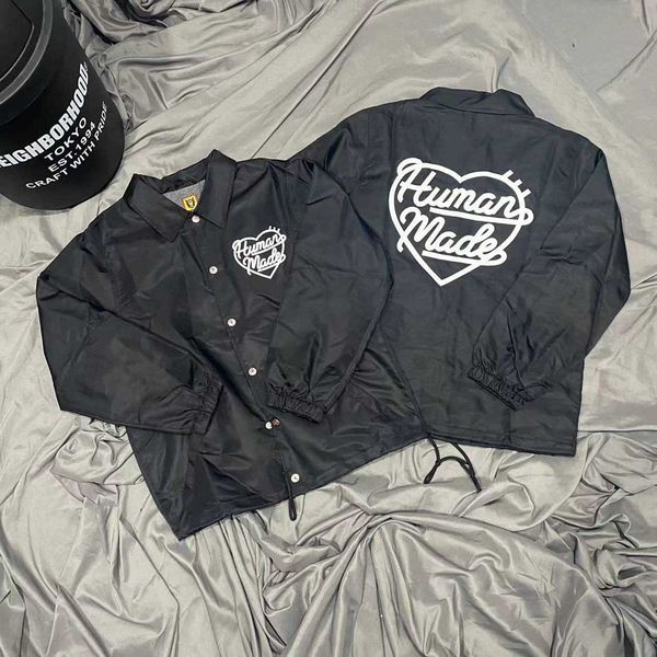 

men's coat baseball uniform human make jacket cotton japanese fashion cursive love coach spring autumn thin men women couples ins ce, Black;brown