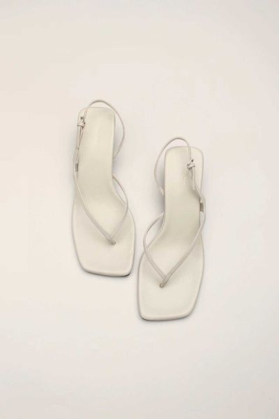 

designer the row sandals french lady leather toe clip square kitten heel luxury casual comfortable outdoor party slippers d077, Black