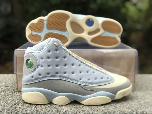 

shoes outdoor shoes&sandals solefly x air 13 13s dx5763-100 muslin smoke grey gum light celestine blue sports sneakers original xiii