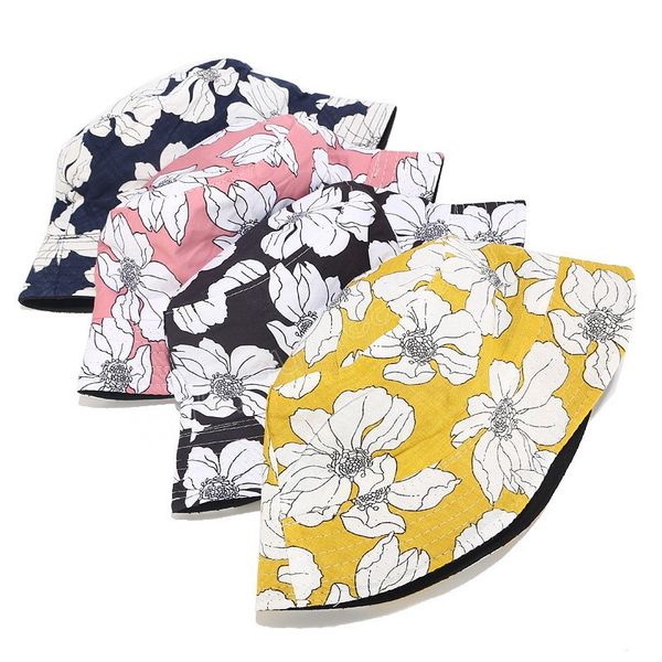 

double-sided wearing cap visor bucket hats men and women cotton flat sun hat reversible fisherman hat outdoor panama, Blue;gray