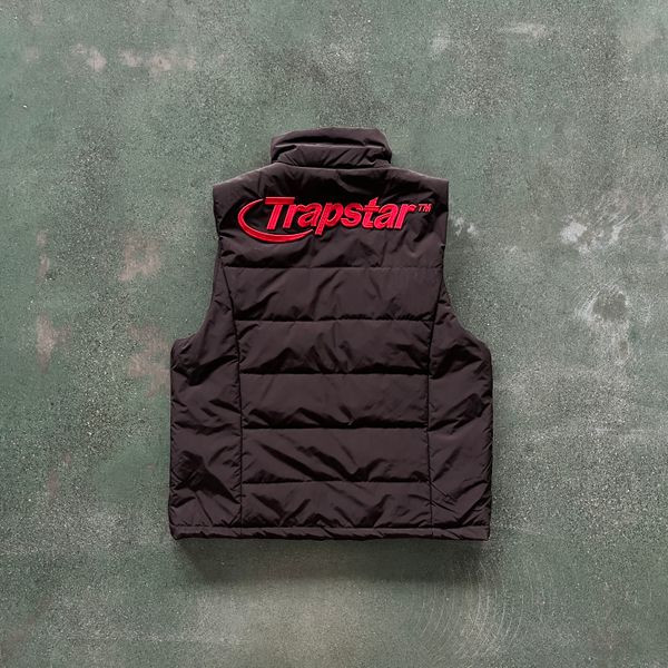 

men's jackets mens vest jacket t badge gilet puffer london trapstar coat 2022 embroidered down8 central cee, Black;brown