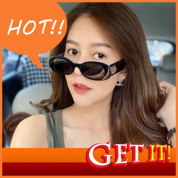 

fashion luxury designer sunglasses new g family oval sunglass ins super street pgraphy sential net red same gg0517s women's fashion, White;black