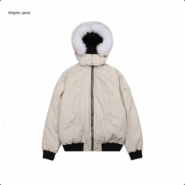 

22ss casual mens moose down jacket outwear outdoor doudoune man winter coat parkas usa knuck warm clothings s-xxl xop, Black