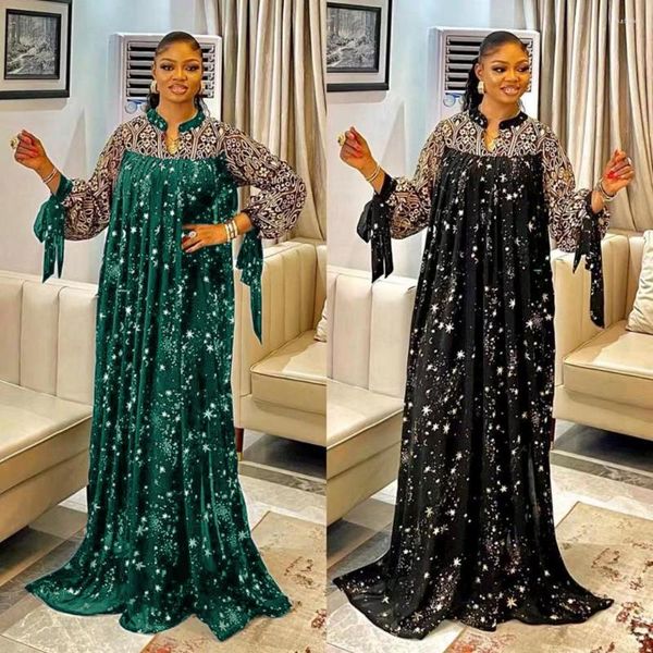 

ethnic clothing dashiki african print dresses for women elegant muslim evening party long dress plus size africa kaftan maxi gown, Red